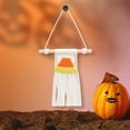 thumbnail image 4 of Macrame Candy Corn Wall Hanging with Instruction Macrame Hanging Decorations Macrame Candy Corn Hangings Macrame Handmade Wall Art Kit, 4 of 7