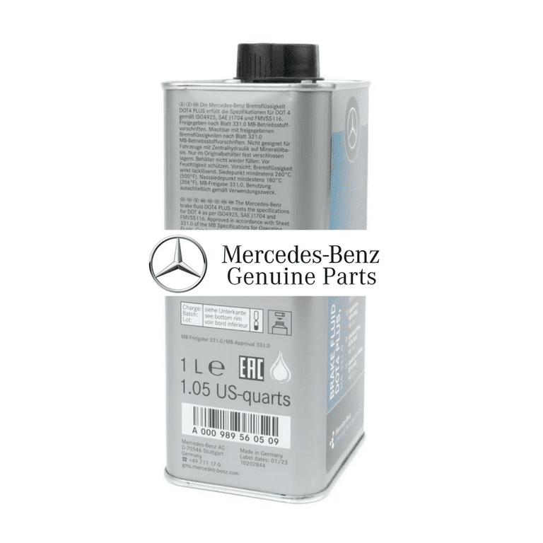 Genuine Mercedes Brake Fluid DOT 4 PLUS Ultra Low Viscosity