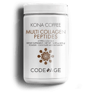 Codeage Multi Collagen Peptides Powder, Mocha Coffee, Grass-Fed Pasture-Raised Hydrolyzed Collagen, 14.39 oz