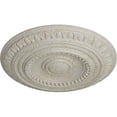 thumbnail image 3 of Ekena Millwork 15 3/4"OD x 1 3/8"P Artis Ceiling Medallion (Fits Canopies up to 6 7/8"), Hand-Painted Pot of Cream Crackle, 3 of 5