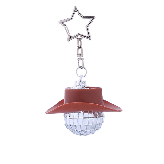 Adornos navideños Hmsavn: Bola navideña con sombrero, bola pequeña, colgante para el hogar, espejo, llavero, accesorios para el coche, regalo para el árbol de Navidad.