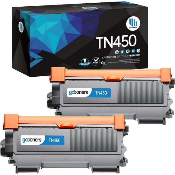 UTAH-Gotoners TN450 Toner for Bother TN-450 TN 450 TN420 Compatible with Brother DCP-7065DN DCP-7060D HL-2270DW MFC-7860DW HL-2240D HL-2280DW MFC-7240 MFC-7360N MFC-7860 DCP-7065 HL-2270 (Black, 2-Pa