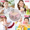 thumbnail image 4 of PetFurnishn Table and Chairs Set, Height Adjustable Study Table and Chairs, Arts & Crafts Table, Activity Table, Preschool Furniture, Maple Top With Pink Border, 4 of 8