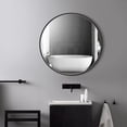 thumbnail image 1 of 16 Inch Round Wall Mirror, Wall Mounted Aluminum Frame Circle Mirror for Bathroom, Vanity, Bedroom, Living Room, Entryway, Gold, 1 of 5