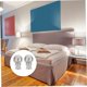 thumbnail image 5 of Homoyoyo 2Ud Lamp Shade Accessory Knob De Metal Para Lámparas En Color Plata Durable, 5 of 8