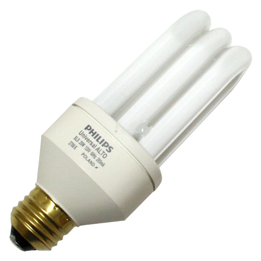Philips 20w E26 2730k Warm White Triple Tube Fluorescent Light