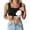 Black, variant on Women Undershirt Baeitkot Women's Fashion Solid Color Round Neck Built-In Chest Pad No Sleeve Sports Top