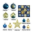 thumbnail image 2 of Hvmvliv Christmas Ornaments 45Pc 2.34inch Christmas Tree Hanging Decorations Set Differently Shaped Shatterproof Xmas Balls for Christmas Decorations Multicolor, 2 of 5