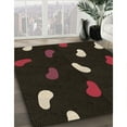 thumbnail image 2 of Ahgly Company Indoor Rectangle Patterned Dark Brown Area Rugs, 2' x 5', 2 of 6