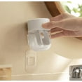 thumbnail image 2 of Toothpaste dispenser, wall mounted toothpaste squeezer, bathroom toothpaste dispenser, white, 2 of 6