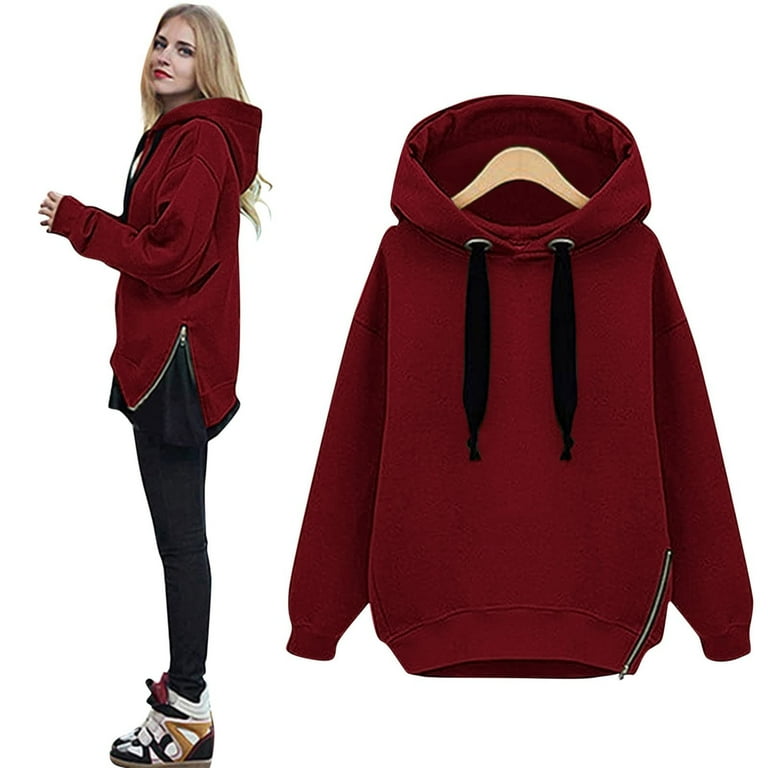 Wine color best sale hoodie