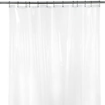 Shower Curtain Liners, 70 x 72 Inches with 12 Metal Grommet Holes, Waterproof Heavy Duty Plastic Liners: SUPER CLEAR-5