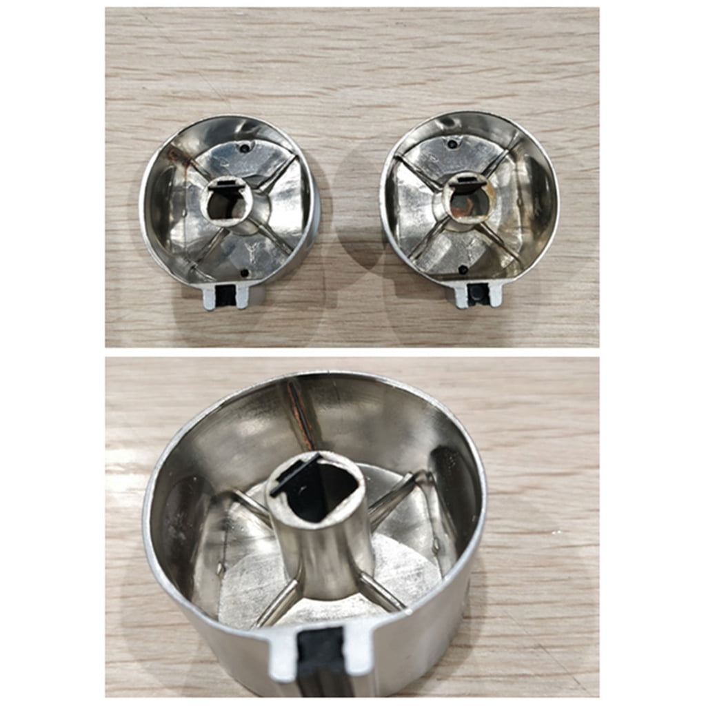 2pcs Gas Range Knob Set Zinc Alloy Rotary Control Accessories Fit for Cooking Appliances Kitchen Stove Household Ovens