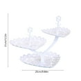 thumbnail image 6 of Yooshoverk 3 Tier Dessert Stand & Fruit Display - Acrylic for Cakes, Cupcakes - Party, Wedding Serving Tray - Table Centerpiece, 6 of 6