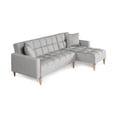 thumbnail image 3 of Sala Modular Reversible De Lino Gris Claro Modelo Alpak, 3 of 11