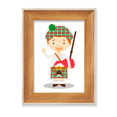 thumbnail image 1 of Red Green Scotland Cartoon Desktop Wooden Photo Frame Display Picture Art Painting Multiple Sets, 1 of 3