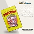 thumbnail image 3 of Hot Buttered Popcorn Metal Sign Retro Movie Theater Concessions Stand Wall Art Man Cave Home Bar Decor, 3 of 7