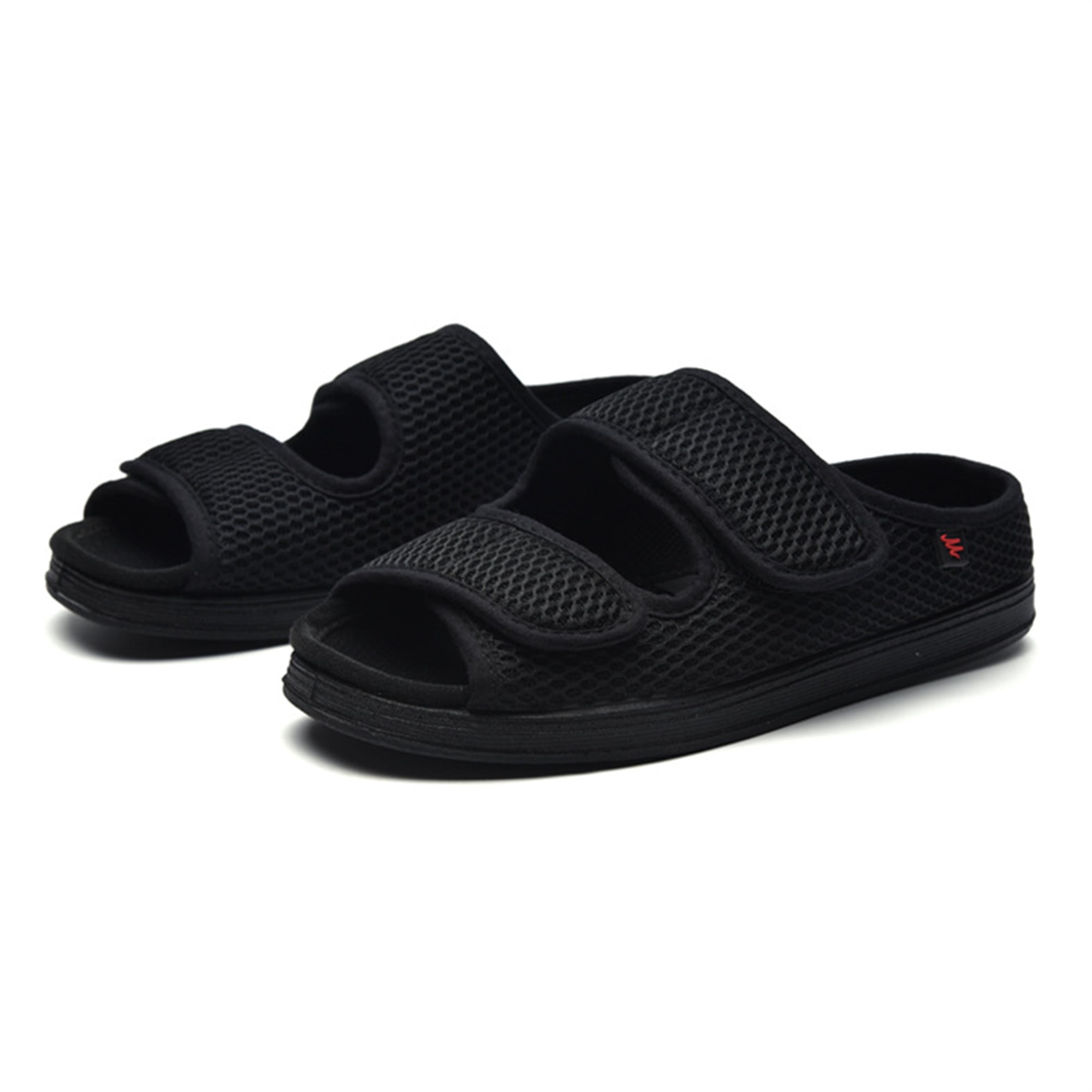 YOURDIARY Men Women Diabetes Sandals Open Toe Extra Wide Non Slip Adaptive Shoes for Lymphedema Edema Arthritis Swollen Feet