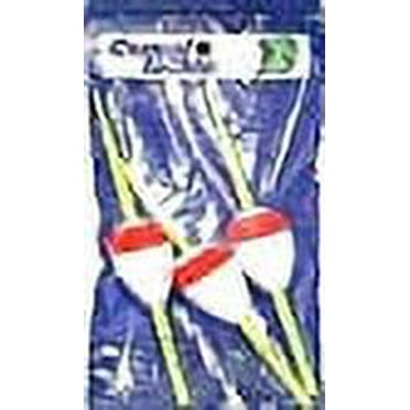Comal Red & White Pear Spring Stick Fishing Bobbers 3-Pack