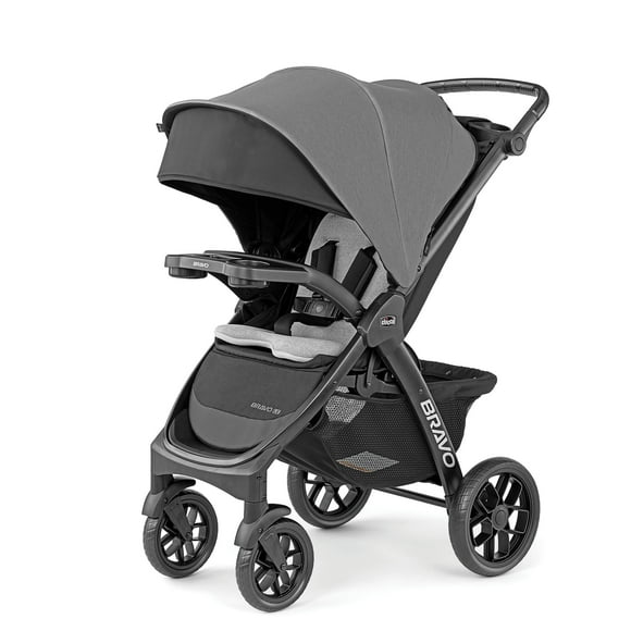 Cochecito de plegado rápido Chicco Bravo LE ClearTex - Peltre | Gris