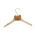 thumbnail image 2 of Percha para ropa de niños Perfecl Oso color café 33 cm x 13 cm, 2 of 8