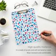 thumbnail image 4 of FMSHPON Floral Natural Shapes Clipboard Hardboard Wood Nursing Clip Board and Pull for Standard A4 Letter 13x9 inches, 4 of 7