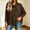 Coffee women high neck long sleeve shirt a1, variant on Bzdzmqm Womens High Neck Long Sleeve Pullover Casual Flowy Tops Solid Basic Loose Tshirts for Fall Winter Trendy Blouses for Work Office Daily Wear, Dark Blue S