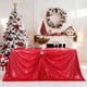 thumbnail image 1 of Mantel de lentejuelas PartyDelight, rectangular, rojo, de 127 x 203 cm, con brillo y decoraciones brillantes., 1 of 1