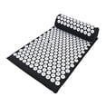 thumbnail image 3 of Yuarrent Colchoneta de acupresión, colchoneta de masaje, juego de almohada para cuello, pie, colchoneta de Yoga con aguja, cojín masajeador de Uniforme atlético Negro, 3 of 6