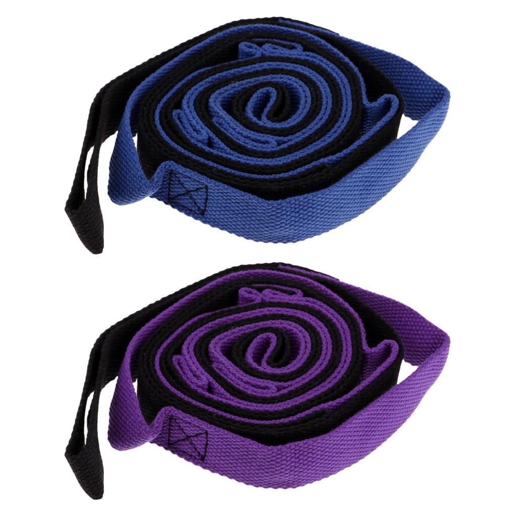GARENDE 3xUltra-light Yoga Daisy Chain Rope Bandlet Rope Cord Strap 200cm Blue