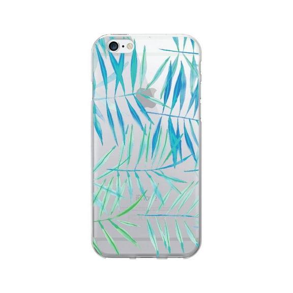 OTM Prints Clear Phone Case, Bamboo Leaves Cool - iPhone 6/6s/7/7s