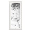 thumbnail image 2 of ArtToFrames 18" x 47" Majestic White Picture Frame, 18x47 inch Silver Wood Poster Frame (WOM-5198),  Pack, 2 of 7