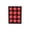 Red, variant on 12 Piece Ivory and Gold Christmas Ball Ornament Set with Embossed Patterns