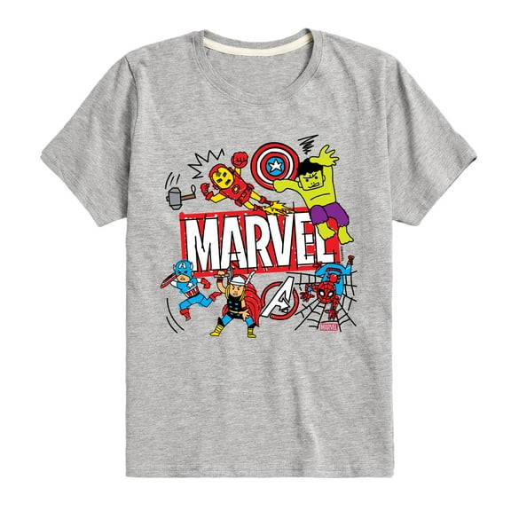Marvel The Avengers - Sketch - Toddler And Youth Short Sleeve Graphic T-Shirt