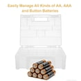 thumbnail image 3 of GOOHOCHY Caja Para Guardar Baterías Aa Aaa Con Transparente Y Para Hogar, 3 of 8