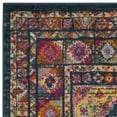 thumbnail image 7 of SAFAVIEH Madison Emmet Traditional Area Rug, Blue/Fuchsia, 5'1" x 7'6", 7 of 7
