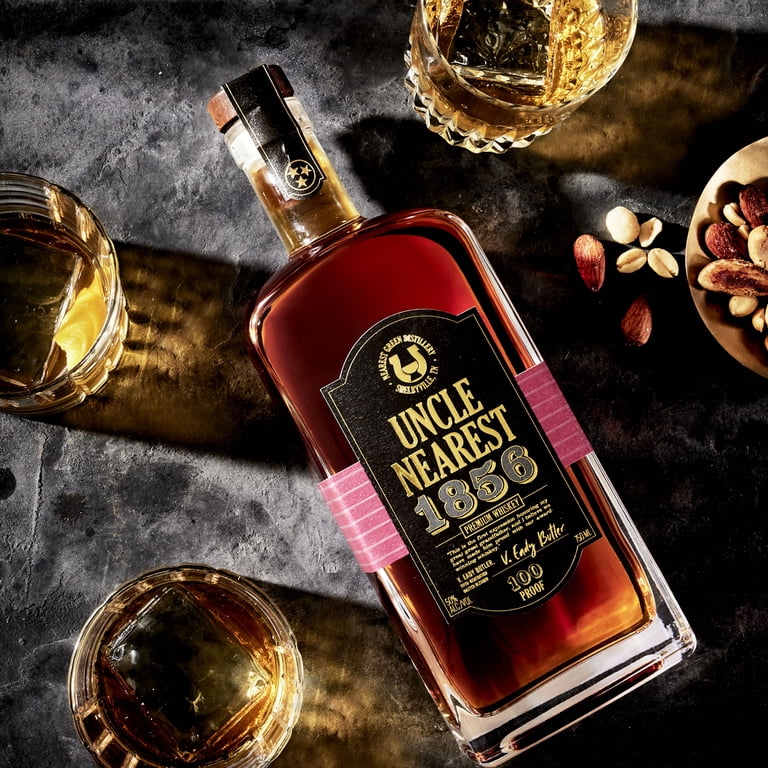 Uncle Nearest 1856 Premium Bourbon Whiskey, 750 mL Glass Bottle