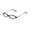 black / silver, variant on NEW VERA WANG V46 WOMENS/LADIES CAT EYE FULL-RIM WHITE / BROWN DESIGNER SLEEK EUROPEAN CAT EYE FRAME DEMO LENSES 50-15-135 EYEGLASSES/EYEGLASS FRAME