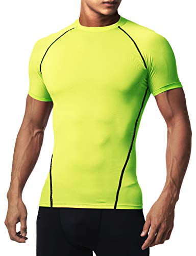 Defender Mens Cool Dry Compression Baselayer Quick Dry Running Shirt