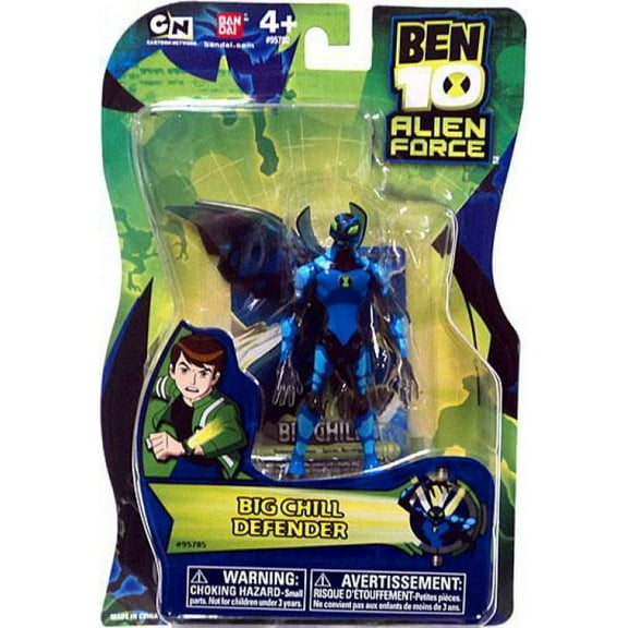 Ben 10 Alien Force Big Chill Action Figure (Defender, No Mini Alien)