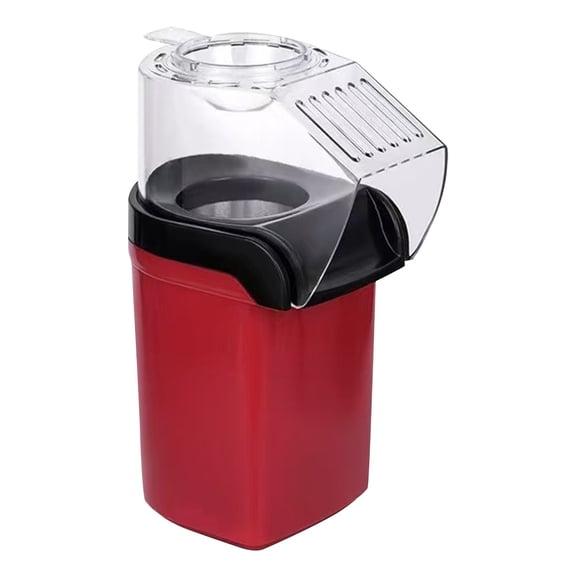 VMWMSSR Hot Air Popcorn Popper Maker, Oil-Free & Fast Popping Machine, Healthy Snack For Home Movie Nights & Family Parties(Red-27Cm)