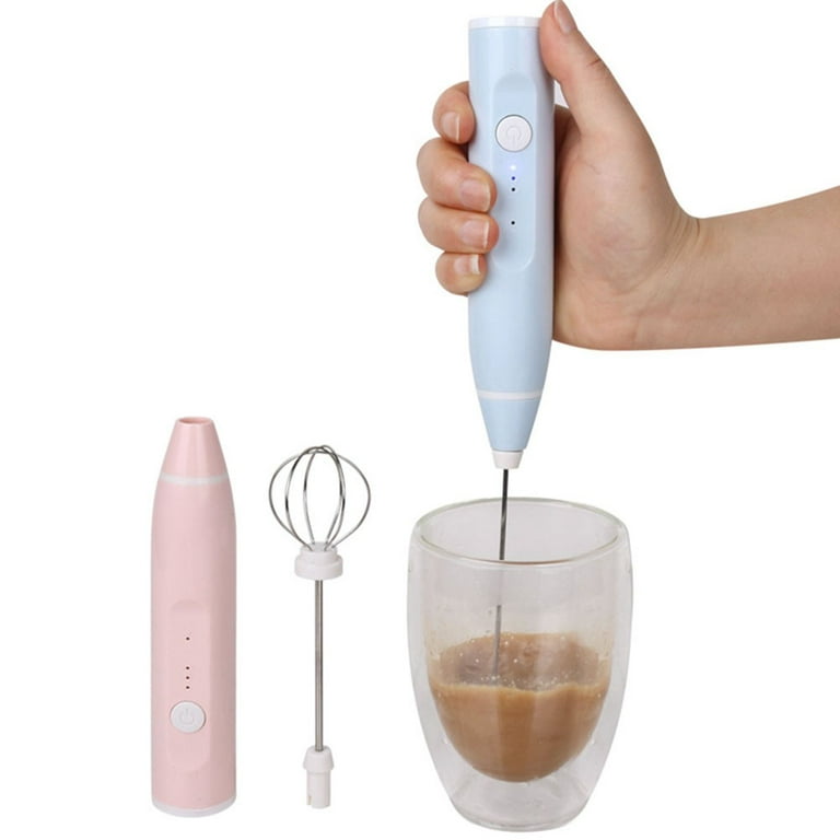 Electric Milk Coffee Frother USB Whisk Egg Beater Handheld Drink Frappe  Mixer