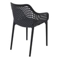 thumbnail image 2 of Compamia Air XL Outdoor Patio Dining Arm Chair in Black, 2 of 10