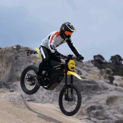 Freego Nova5 72V/40Ah Electric Bicycle for Adults - 8000W Peak Mid‑Drive, 53MPH, Full Suspension, 19”/18” Wheels, UL2849