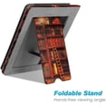 thumbnail image 4 of Fintie Stand Case for 6" Kindle Paperwhite (Fits 10th Generation 2018 and All Paperwhite Generations Prior to 2018) Premium PU Leather Sleeve Cover with Card Slot and Hand Strap, Library, 4 of 15