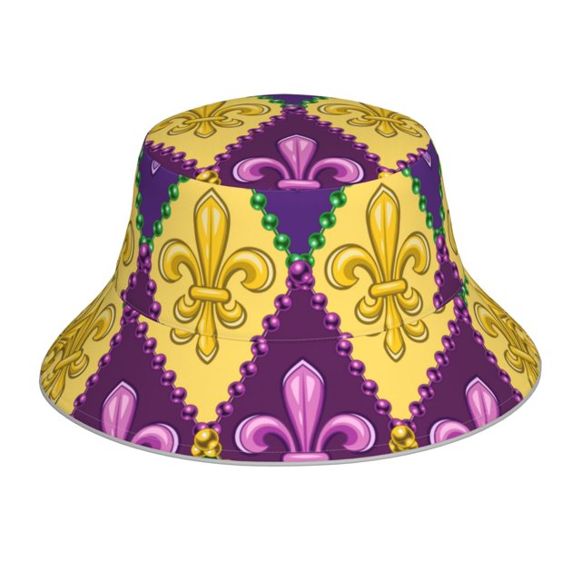 Balery Mardi Gras4 Sombreros para el sol para hombre y mujer, sombrero de pescador con UPF 50+