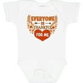 thumbnail image 3 of Inktastic Everyone is Thankful for Me with Heart and Leaves Boys or Girls Baby Bodysuit, 3 of 5