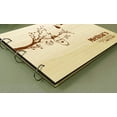 thumbnail image 2 of Photo Album Baby Shower Personalized Guestbook Wood Engraved Name And Date Custom Scrapbook, 2 of 6