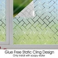 thumbnail image 3 of HIDBEA 17.5 in x 78.7 in Herringbone Frosted Privacy Window Film, 3 of 8