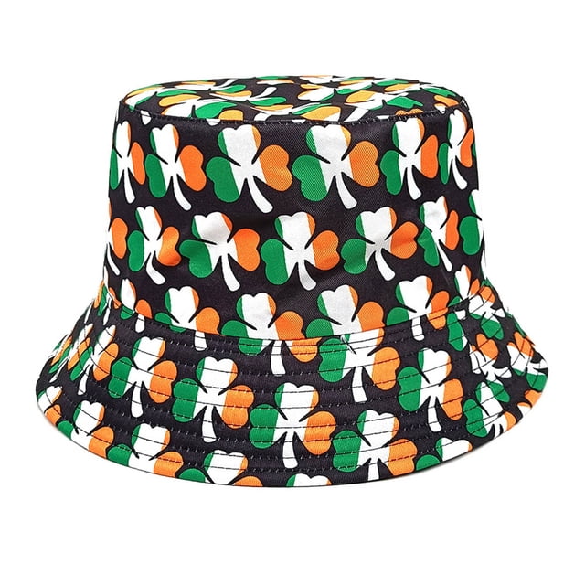 Bucket Hat For Leisure and Outdoor Festivities Floral -Pattern Sun Shield Cap Reversible Holiday Party Accessory for Year-Round Wear